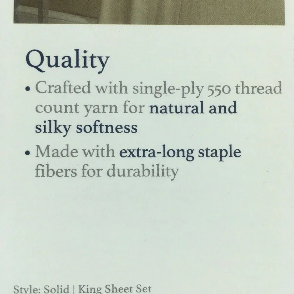 brand new BAKED CLAY Charter Club Damask Solid 550 TC 100% Cotton KING Sheet Set
